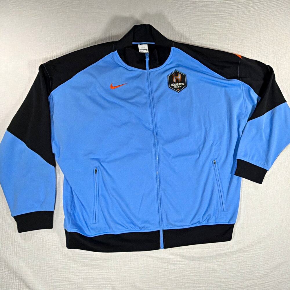 Nike Dri-FIT Houston Dash Colorblock Full-Zip Track Jacket Loose Fit men’s 2XL